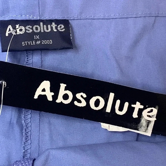 Absolute Medical Scrubs Pants Blue 1X NWT - Picture 6 of 8
